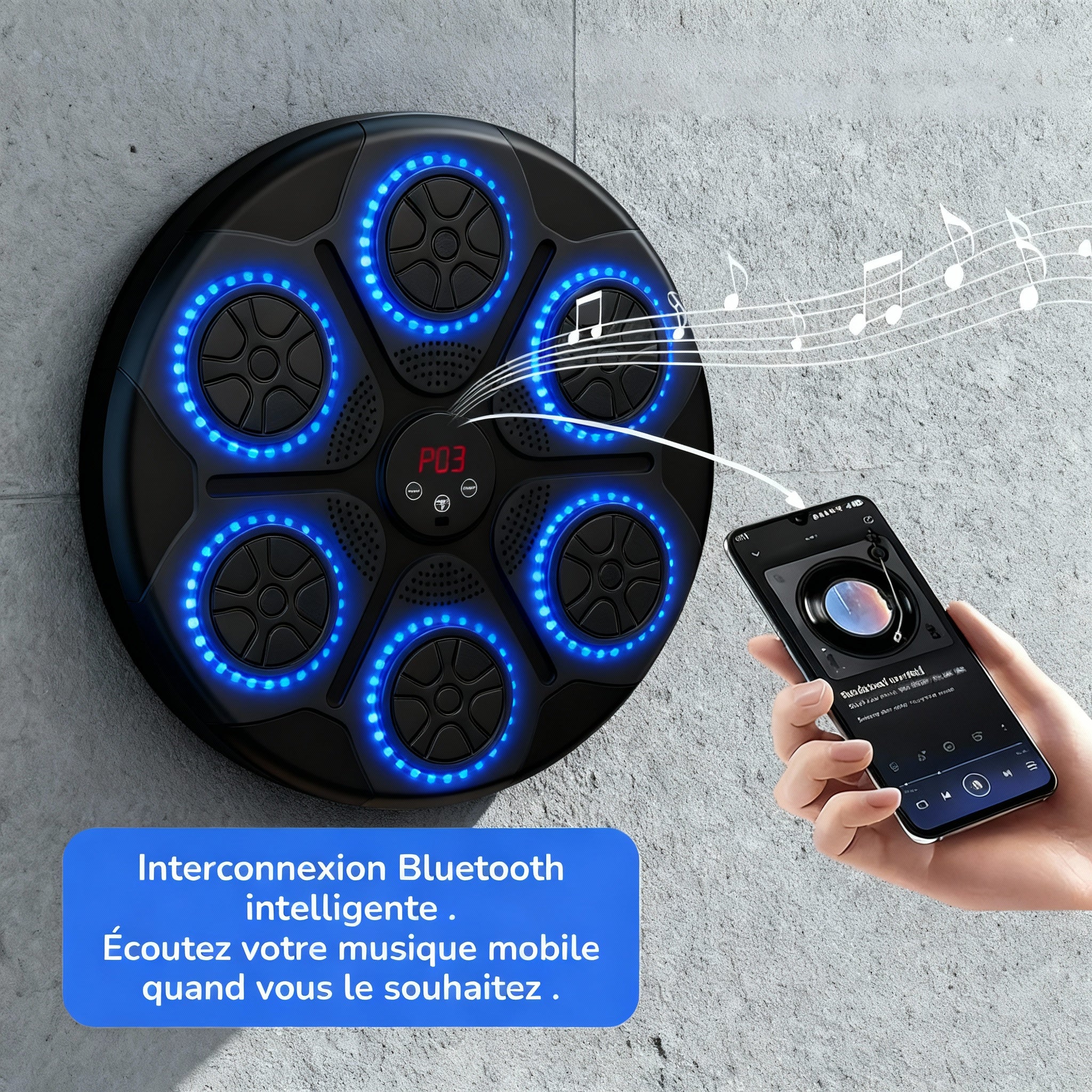 Machine de boxe musicale S1