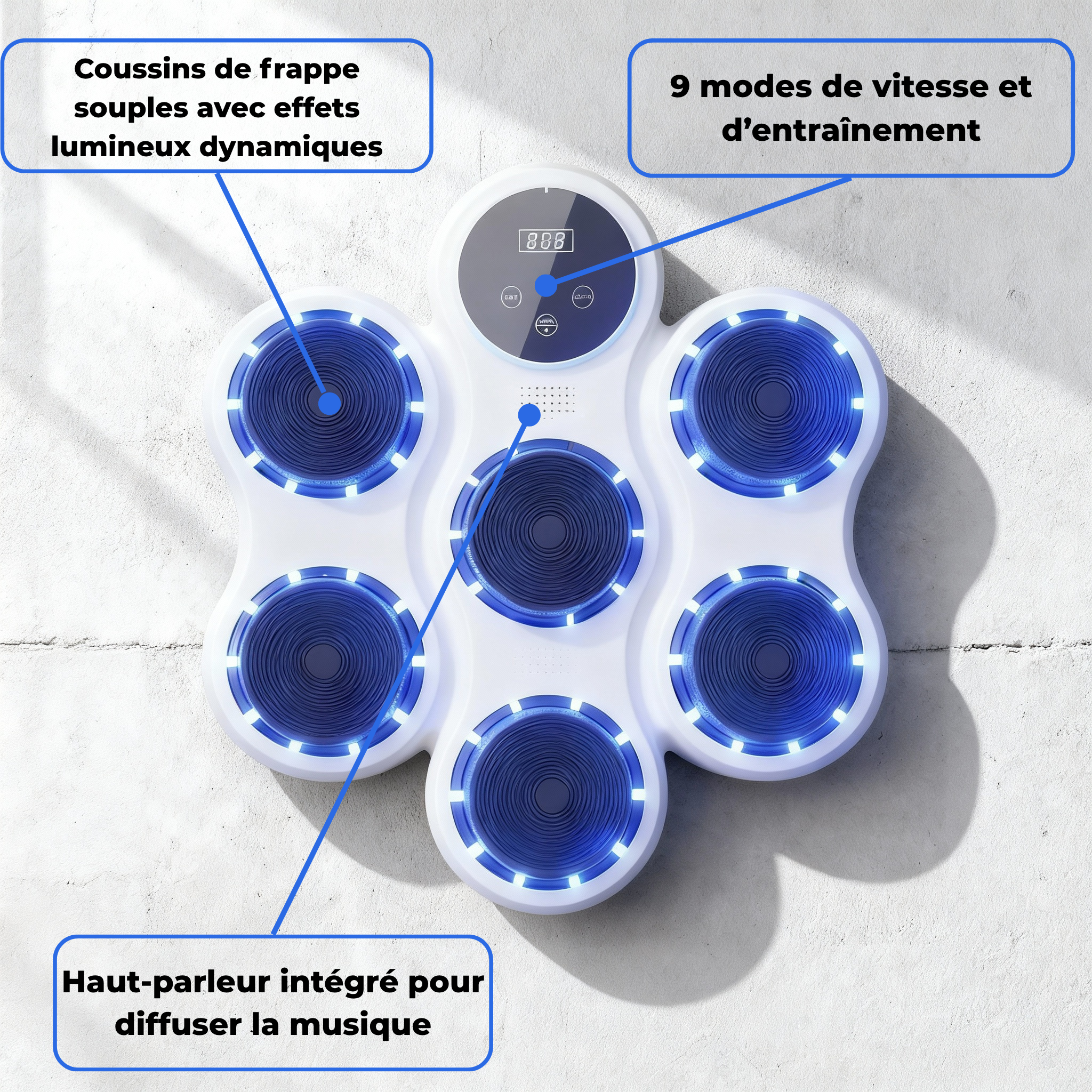 Machine de boxe musicale R1