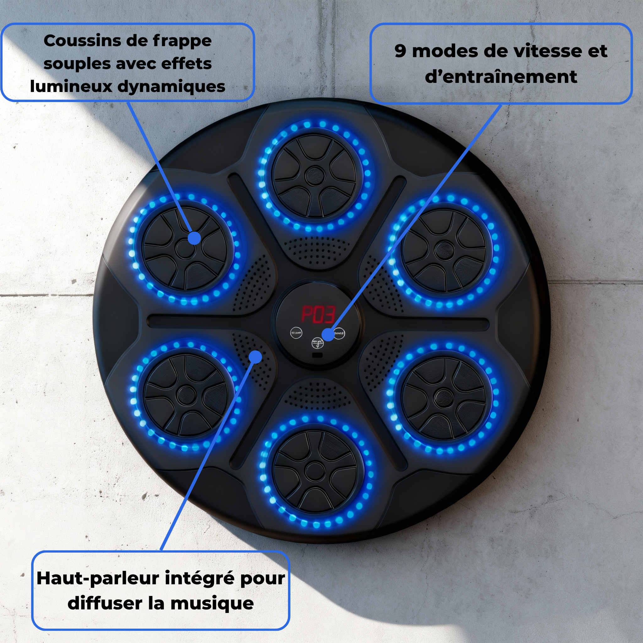 Machine de boxe musicale S1