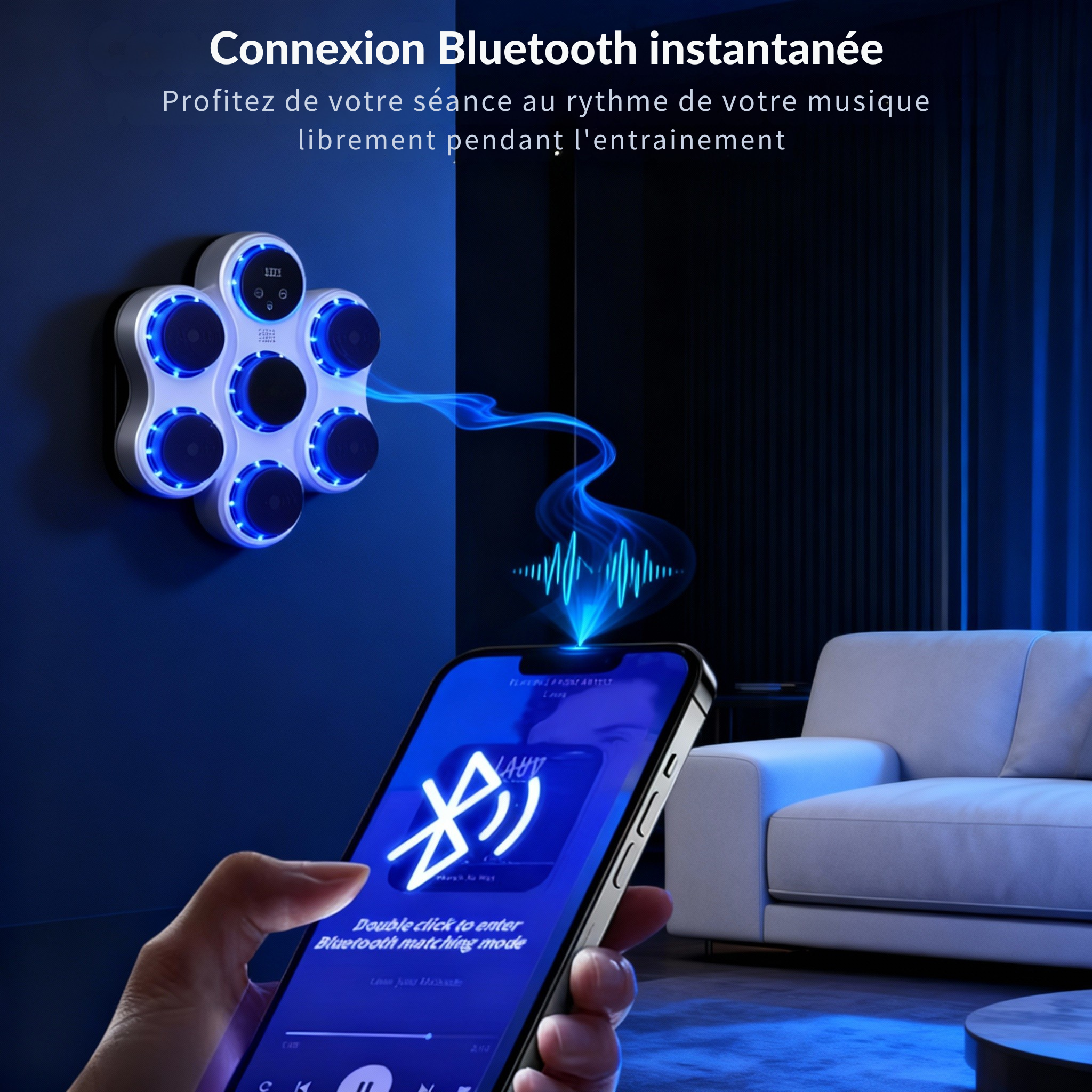 Machine de boxe musicale R1