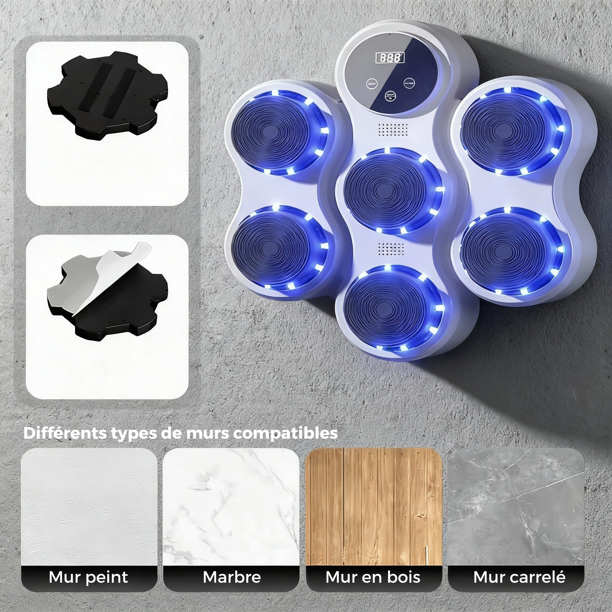 Machine de boxe musicale R1