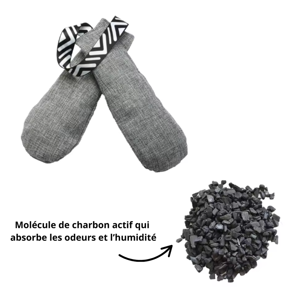 Désodorisant Gants de Boxe - Absorbeur d’odeurs au charbon actif
