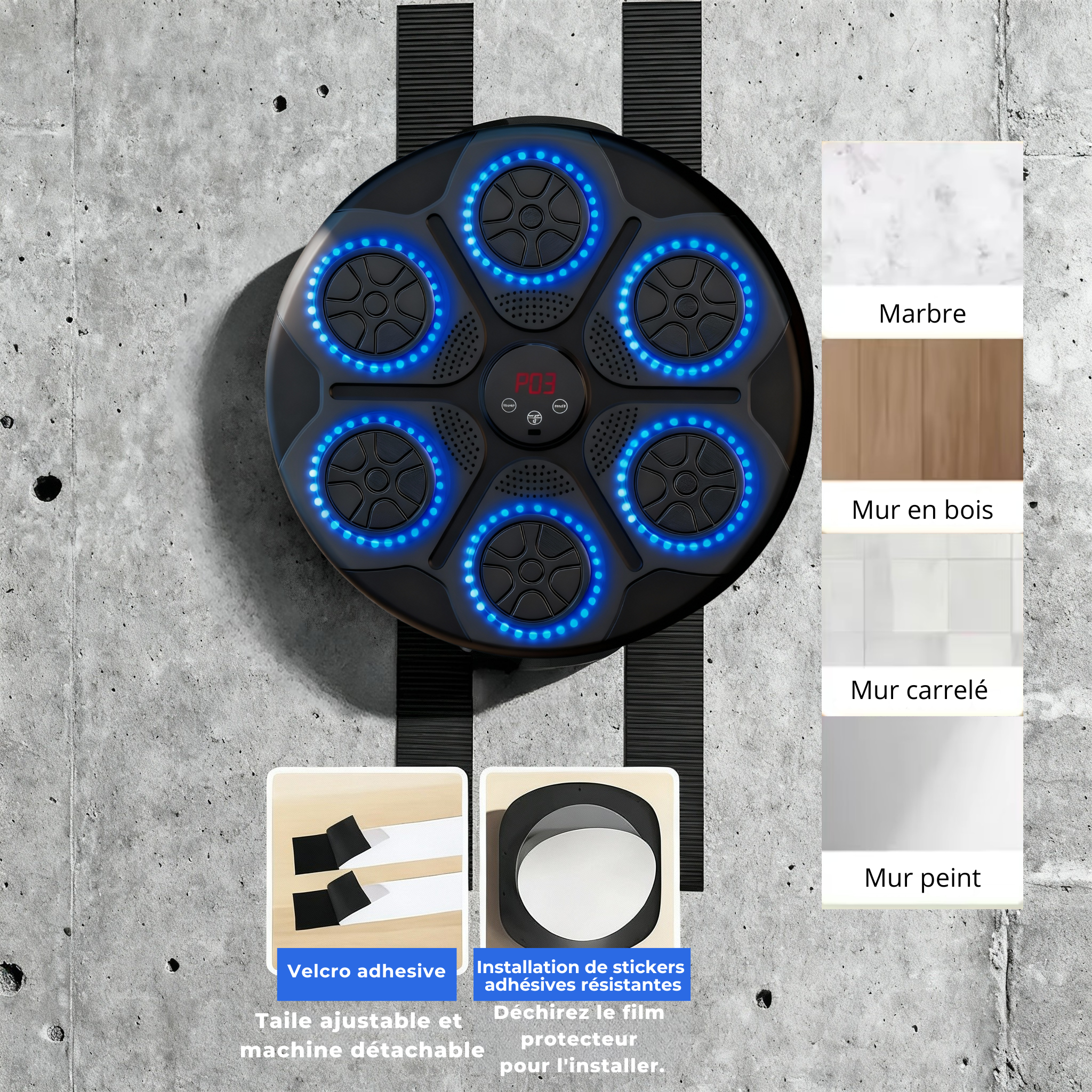 Machine de boxe musicale S1